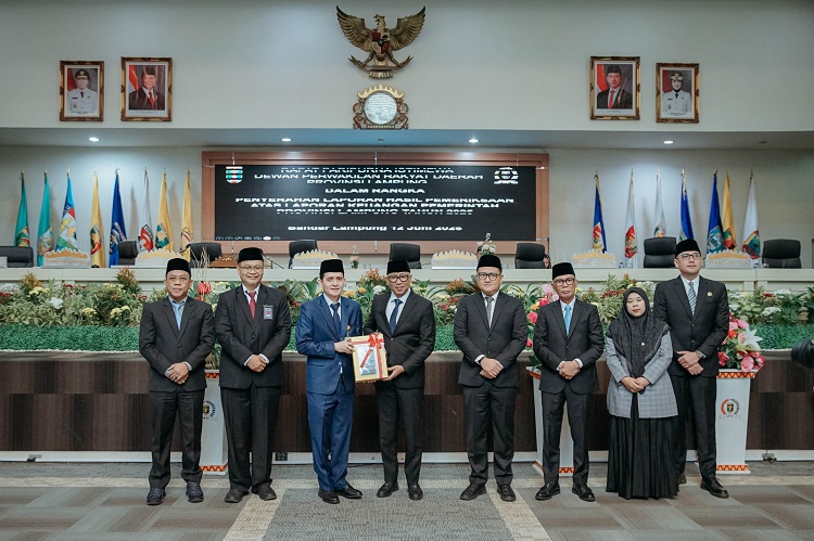 Pemerintah Provinsi Lampung Raih Opini WTP 12 Kali Beruntun