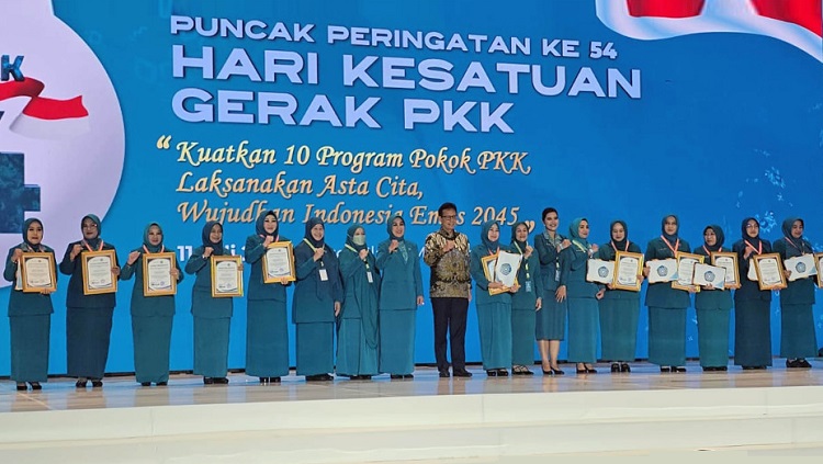 TP PKK Lampung Selatan Raih Penghargaan Nasional Imunisasi Zero Dose