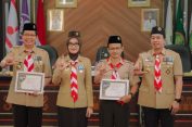 Wagub Jihan Kukuhkan Pengurus Mabigus dan Pembina Gudep UIN Raden Intan, Dorong Pramuka Perkuat Karakter Generasi Muda