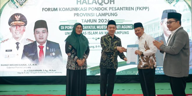 Pemprov Lampung Perkuat Peran Pesantren dalam Pembangunan dan Pengembangan SDM
