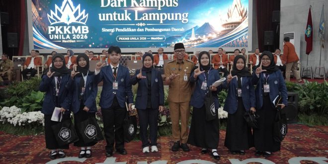 Gubernur Mirza Dorong Mahasiswa Baru Unila Jadi Agen Perubahan dan Pembangunan Lampung