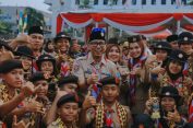 Gubernur Mirza Lepas 598 Peserta Kontingen Pramuka Lampung Ikuti Jambore Nasional XII 2026