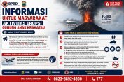 Aktivitas Anak Krakatau Meningkat, Pemkab Lampung Selatan Ingatkan Warga Gunakan Masker dan Tingkatkan Kewaspadaan