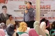 Mohammad Reza Berawi Kembali Sosialisasi Pembinaan IPWK di Pekon Sidodadi
