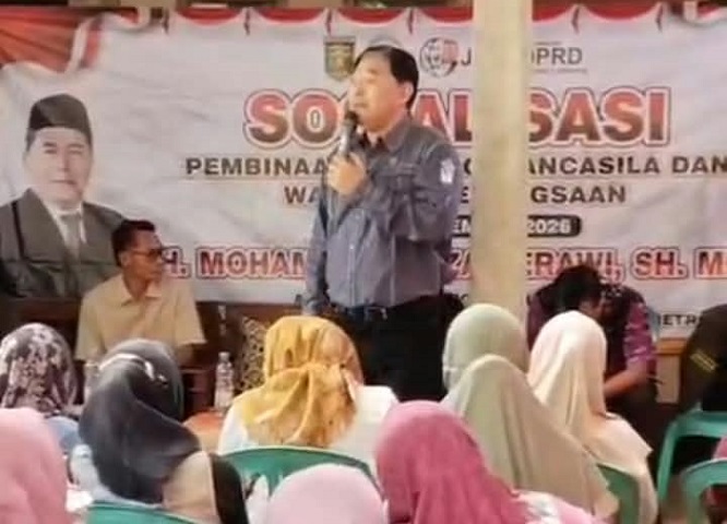 Mohammad Reza Berawi Kembali Sosialisasi Pembinaan IPWK di Pekon Sidodadi
