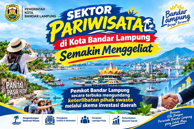 Pariwisata di Kota Bandar Lampung Kian Menggeliat, Pemkot Undang Investor Swasta