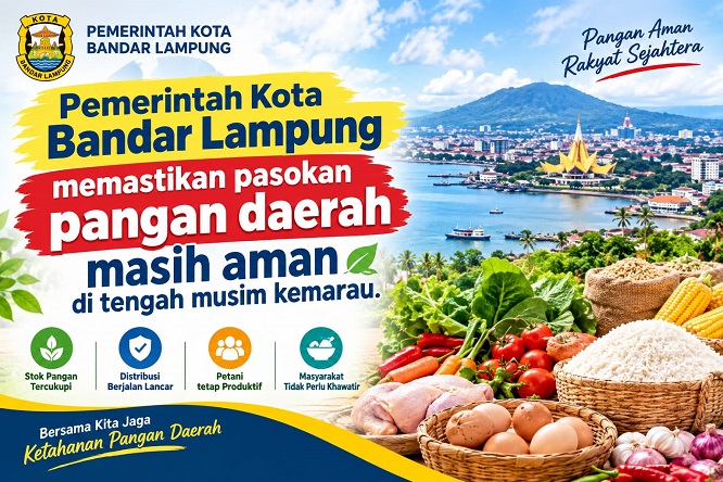 Pemerintah Kota Bandar Lampung Pastikan Pasokan Pangan Daerah Masih Aman