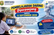 Pemkot Bandar Lampung Kembali Perpanjang Pembelajaran Daring hingga 12 September