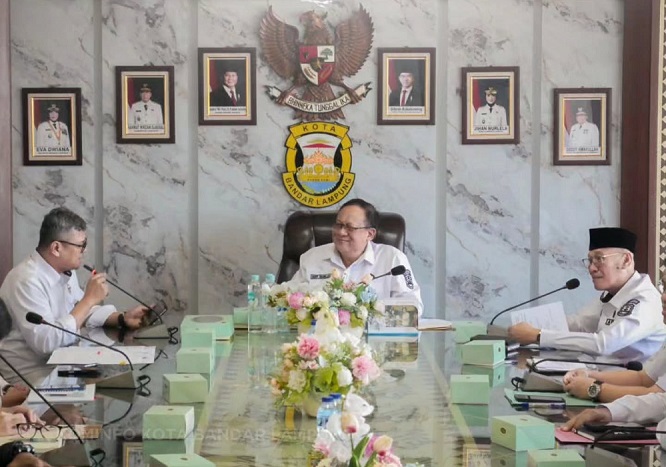 Pemkot Bandar Lampung dan BPK RI Bahas Pengelolaan Keuangan Daerah