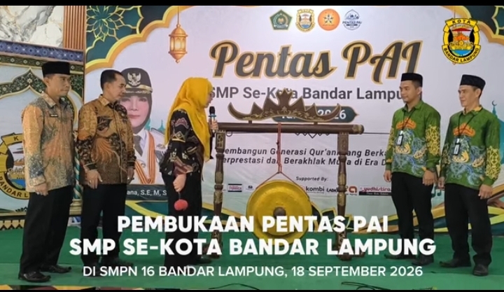 Buka Pentas PAI SMP, Eka Afriana Dorong Siswa Perkuat Prestasi Keagamaan
