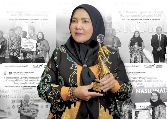 Sepanjang 2026 Kota Bandar Lampung Terus Torehkan Prestasi