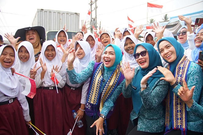 Ketua TP PKK Lampung Canangkan Desa TAPIS di Serdang, Dorong Penguatan Pemberdayaan  Keluarga dan Masyarakat
