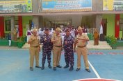 Tanamkan Disiplin dan Cinta Bahari, SMPN 17 Bandar Lampung Gandeng Lanal Lampung Jadi Pembina Upacara