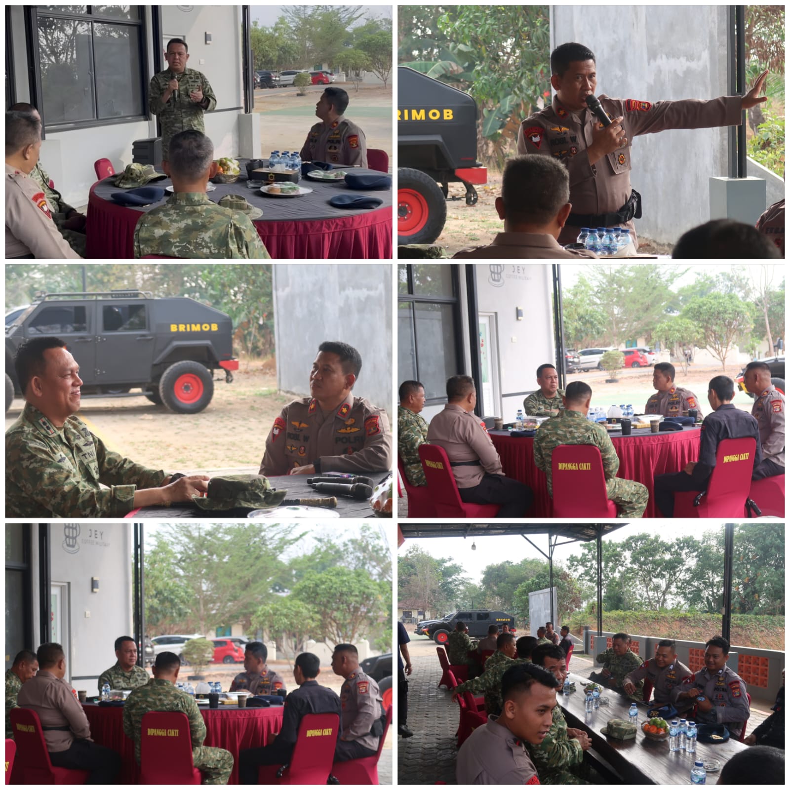 KODIM 0411/LT GERUDUK MAKO BATALYON B PELOPOR UNTUK LATIHAN MENEMBAK BERSAMA