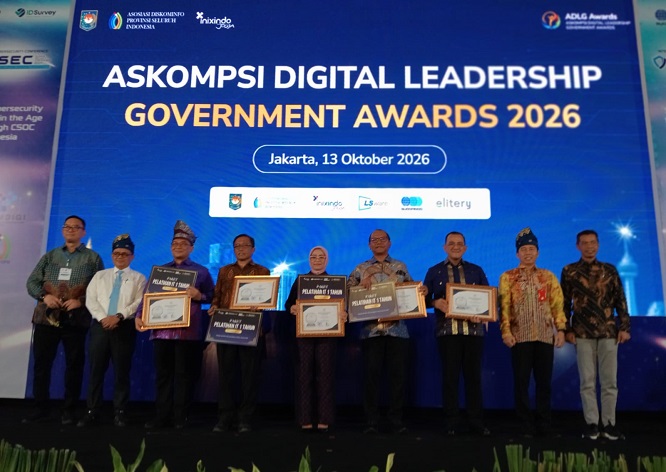 Sekdaprov Lampung Marindo Kurniawan Raih Peringkat Dua ADLG Awards 2026