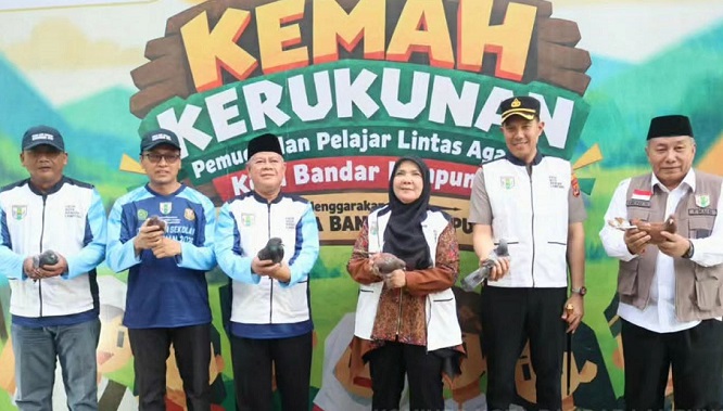 Wali Kota Bandar Lampung Buka Kemah Kerukunan Lintas Agama, Pemuda Diajak Jaga Toleransi dan Lingkungan