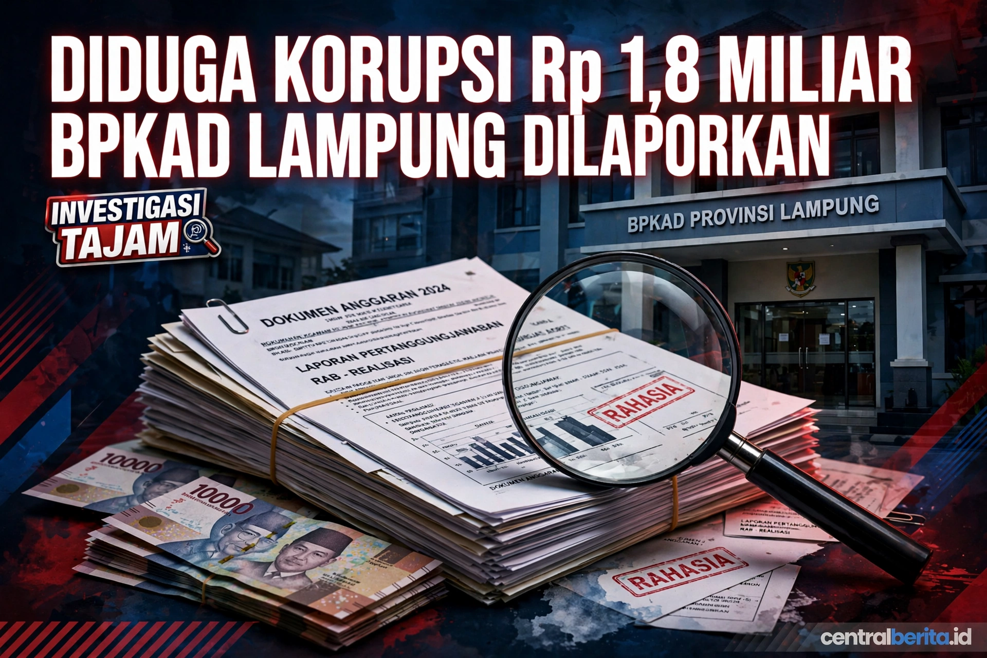 Diduga Mark Up Hingga Ratusan Juta, KOBARKAN Akan Laporkan Pengadaan Alat Kantor BPKAD Lampung Rp1,8 Miliar ke Kejati Dan Polda Lampung
